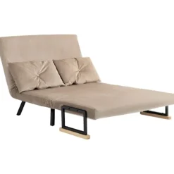 Rootz sovestol - gæsteseng - sovesofa - 5-niveau justerbart ryglæn - Robust stålramme - 102 cm x 73 cm x 81 cm