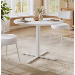 Rootz spisebord - køkkenbord - hvidt bord - Robust design - 80 cm D x 74,8 cm h