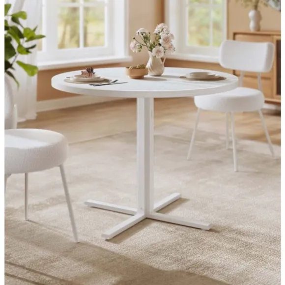 Rootz spisebord - køkkenbord - hvidt bord - Robust design - 80 cm D x 74,8 cm h