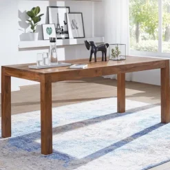 Rootz Spisebord - Spisebord - Massivt træ - 140 x 80 cm - Brun - - Håndlavet - FSC