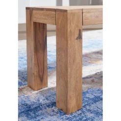 Rootz spisestuebænk massiv træ akacie 140 x 45 x 35 cm træbænk naturprodukt Køkkenbænk i landlig stil