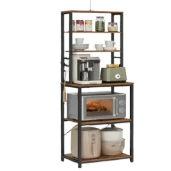 Rootz Standing Kitchen hylde - Mikrobølgestand - 6 Tier Rack - Rumbesparelse - 40 x 60 x 167 cm