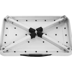 Rootz Step Taburet - Sammenfoldelig - Anti-Slip - Kompakt - Lille - Taburet - Campingtaburet - TÜV Süd-certificeret - Sort- Hvid - 37,5 x 4 x 26,5 cm | Fyndiq