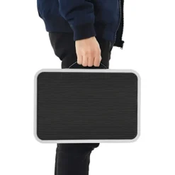 Rootz Step Taburet - Sammenfoldelig - Anti-Slip - Kompakt - Lille - Taburet - Campingtaburet - TÜV Süd-certificeret - Sort- Hvid - 37,5 x 4 x 26,5 cm | Fyndiq