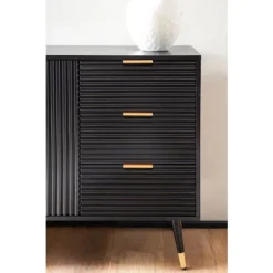 Rootz Stilfuld kommode - Moderne Kommode - Elegant opbevaringsenhed - Rigelig opbevaring, Anti-Slip Design - 120 cm x 80 cm x 40 cm