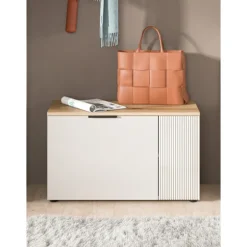 Rootz Storage Bench - Brown - Moderne siddepladser - 4 rum - 90 kg kapacitet - 80x48x36cm