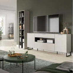 Rootz stue sæt - TV -enhed - Opbevaringsmøbler - Rigelig plads - 245 cm x 192 cm x 41 cm