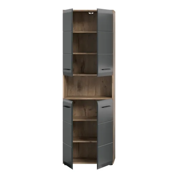 Rootz Tall Cabinet - Opbevaringsskab - Arrangør - Rigelig opbevaring - 60x185x30 cm