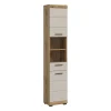 Rootz Tall Cabinet - Opbevaringsenhed - Organisering af reoler - Holdbar MDF -brown - 37x191x31 cm