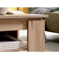 Rootz Titan Sofabord - Nox Oak NB - Træmateriale - Modulær design - FSC Certified - Ca. 100 x 45 x 60 cm