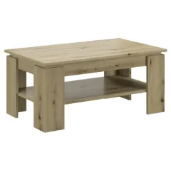 Rootz Titan Sofabord - Træmateriale - Artisan Oak Replica - Bæredygtig produktion - 100 cm x 45 cm x 60 cm