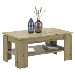 Rootz Titan Sofabord - Træmateriale - Artisan Oak Replica - Bæredygtig produktion - 100 cm x 45 cm x 60 cm