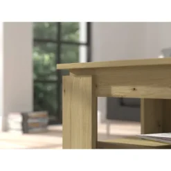 Rootz Titan Sofabord - Træmateriale - Artisan Oak Replica - Bæredygtig produktion - 100 cm x 45 cm x 60 cm