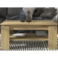 Rootz Titan Sofabord - Træmateriale - Artisan Oak Replica - Bæredygtig produktion - 100 cm x 45 cm x 60 cm