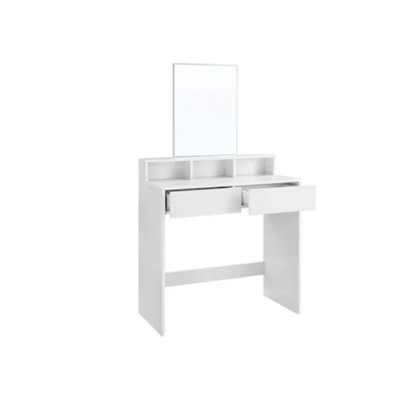 Rootz Toiletbord - Sminkebord - Makeup skrivebord - Spånplade med melaminbelægning - Anti-tip funktion - Nem montering - Vægmonteres - 80 cm x 40 cm x | Fyndiq