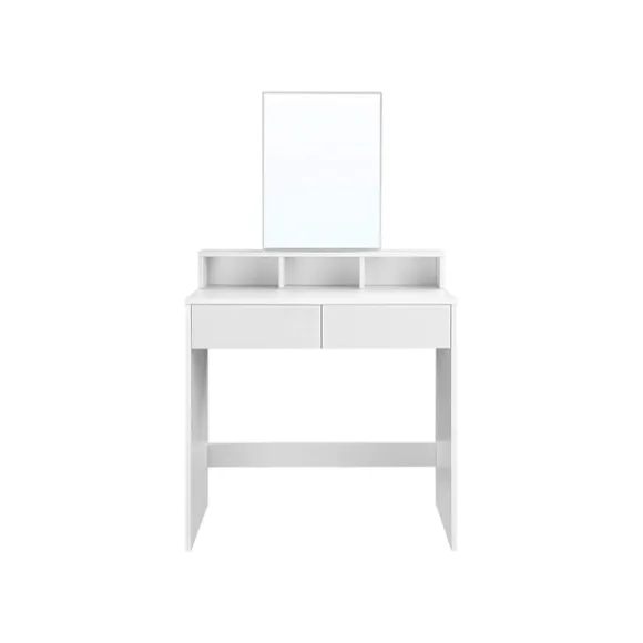 Rootz Toiletbord - Sminkebord - Makeup skrivebord - Spånplade med melaminbelægning - Anti-tip funktion - Nem montering - Vægmonteres - 80 cm x 40 cm x | Fyndiq
