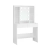 Rootz Toiletbord - Vaskebord - Makeup Skrivebord - Spånplademateriale - Rummelig opbevaring - Nem montering - Anti-tip funktion - Cloud White - 40 cm | Fyndiq