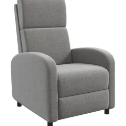 Rootz Tv Lænestol - Fold-out Fodstøtte - Hvile Tv Stol - Kan vippes op til 160° - Relax Chair - Blødt stof - Højdensitetslomme - Stue - Flerlagsbræt - | Fyndiq