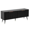 Rootz TV Underskab - Moderne Design - Lameldøre - Rigelig opbevaring - 150 cm x 60 cm x 39 cm