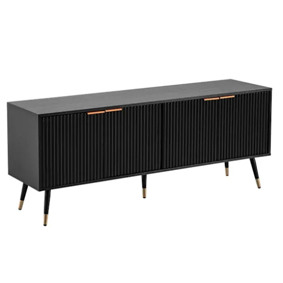 Rootz TV Underskab - Moderne Design - Lameldøre - Rigelig opbevaring - 150 cm x 60 cm x 39 cm