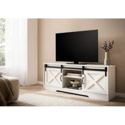 Rootz TV-enhed - Underholdningscenter - Mediestand - Moderne landlig stil - Rigelig opbevaring - 150 cm x 59,5 cm x 39,5 cm