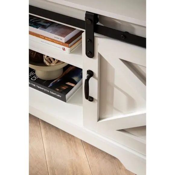 Rootz TV-enhed - Underholdningscenter - Mediestand - Moderne landlig stil - Rigelig opbevaring - 150 cm x 59,5 cm x 39,5 cm