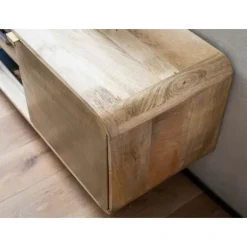 Rootz tv-underskab - Mediekonsol - TV-stander - Expressive Wood Grain - Passer til tv'er op til 70
