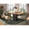 Rootz Udvideligt spisebord - Udvideligt spisebord - Justerbar tabel - holdbar, let at rengøre - 150-190 cm x 76 cm x 80 cm