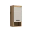 Rootz vægmonteret basiskab - opbevaringsenhed - arrangør - kompakt design - MDF front - 37x79x24cm