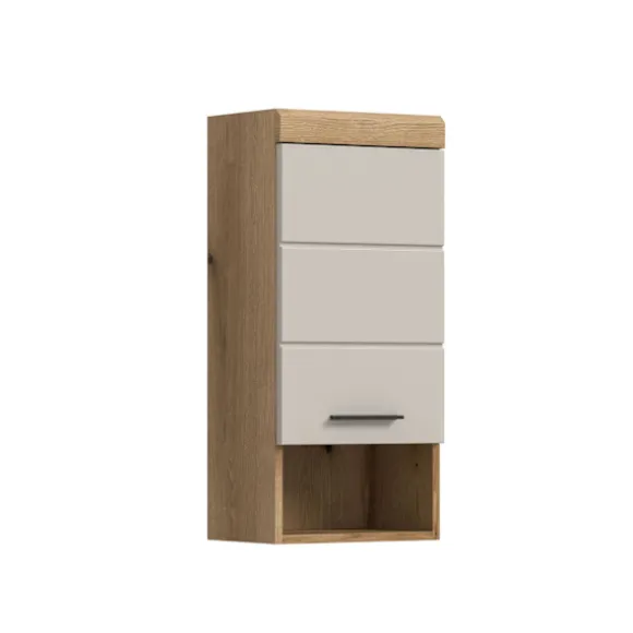 Rootz vægmonteret basiskab - opbevaringsenhed - arrangør - kompakt design - MDF front - 37x79x24cm