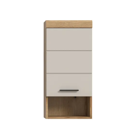 Rootz vægmonteret basiskab - opbevaringsenhed - arrangør - kompakt design - MDF front - 37x79x24cm
