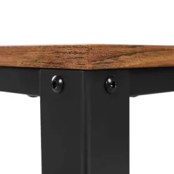 Rootz Vintage Brun-Sort Køkkenvogn - Rullevogn - Opbevaringsstativ - Spånplader og stål - 60 cm x 77,5 cm x 40 cm - 11,21 kg - 80 kg Belastningskapaci | Fyndiq