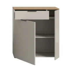 Rootz White Chest of skuffer - kommode - Opbevaringsskab - Alsidig plads - 80x88x36 cm