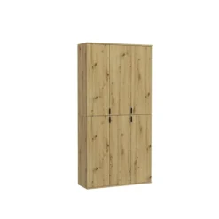 Rootz Wood Material Garderobe - Artisan Oak NB - Systematisk opbevaring - 91 cm x 193 cm - FSC Certified - 2 stykker sæt