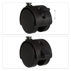 Rulbar tv-bænk