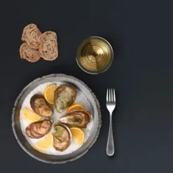 Rund høj bar Ø 60 cm Rom sort bistro Svart