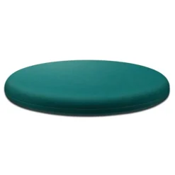 Rund Memory Foam Pude Komfortabel Åndbar Polstret Skammelbetræk Vaskbar Måtte Til Hjem Soveværelse Mørkegrøn40cm