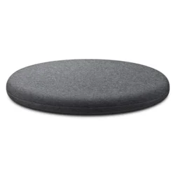 Rund Memory Foam Pude Komfortabel Åndbar Polstret Betræk Vasket Måtte Til Hjem Soveværelse Stue Mørkegrå Dark Grey Dark Grey 35cm