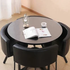 Rund PVC Bordbeskytter, 5 Størrelser, 2.0mm Tyk Vandtæt Vinyl Skrivebordsmåtte til Borde 90cm