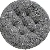 Rund Sædepude Tatami Pude, Stolpude Tyk Stolpude, 100% Bomuld Linned