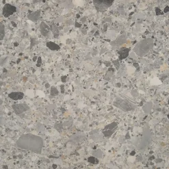 Rundt bord Ø 80 cm - model Bazila terrazzo cepp Grå