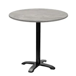 Rundt bord Ø 80 cm - model Bazila naturlig beton Grå