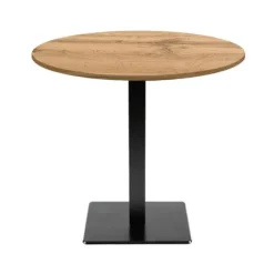 Rundt bord Ø 70 cm - model Milan egetræ armor brun