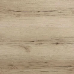 Rundt bord Ø 70 cm - model Round hvid fod egetræ Delano brun