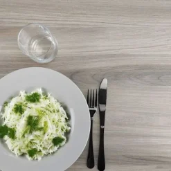 Rundt bord Ø 70 cm - model Round hvid eg beige
