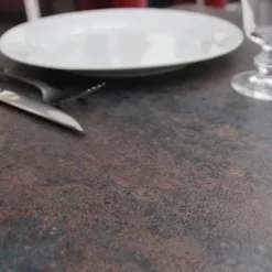 Rundt bord Ø 70 cm Rom bistro rust brun