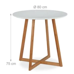 Rundt spisebord