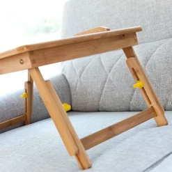 Sammenfoldeligt støttebord i bambus Lapwood InnovaGoods