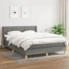 Sammenhæng med madras - Eksklusivt hjem - 140x190cm - Justerbar sengegavl - Mørkegrå