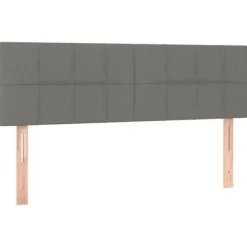 Sammenhæng med madras - Eksklusivt hjem - 140x190cm - Justerbar sengegavl - Mørkegrå